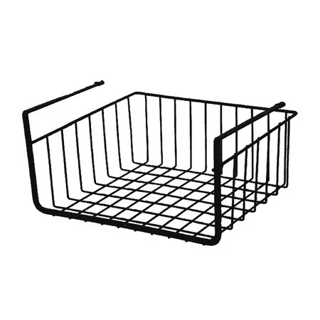 Zchome Under Shelf Basket Embedded Thicken Wrought Iron Table Cabinet Hanging Shelf for Bedroom | Walmart (US)