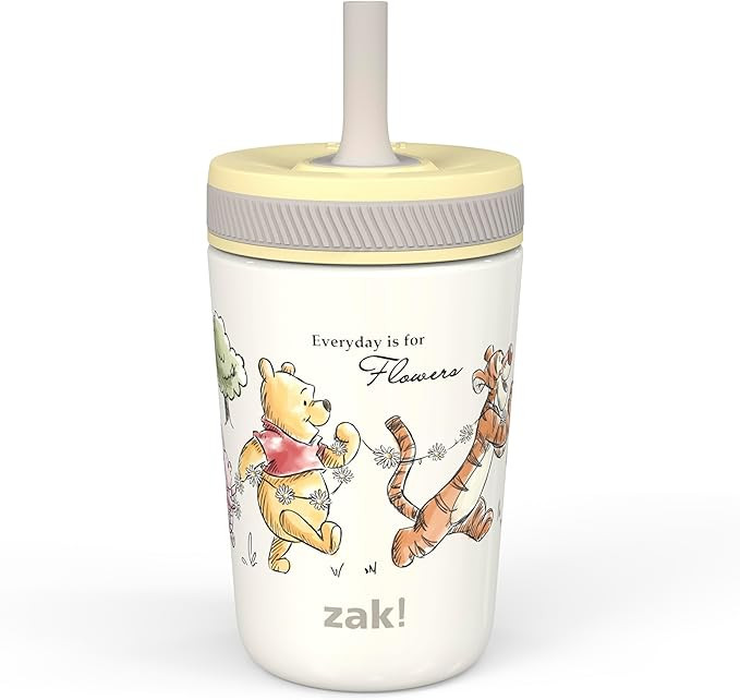 Zak Designs Disney Winnie the Pooh Kelso Toddler Cups For Travel or At Home, 12oz Vacuum Insulate... | Amazon (US)