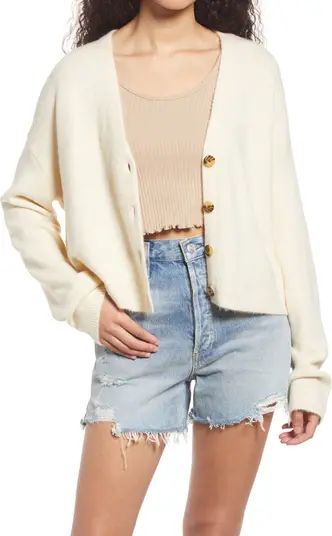Short 'n; Sweet Button-Up Cardigan | Nordstrom