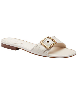 COACH Women's Margot Slip-On Flat Sandals - Macy's | Macy's
