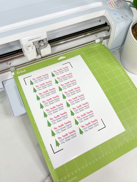 Address labels with the Cricut

#LTKSeasonal #LTKHoliday