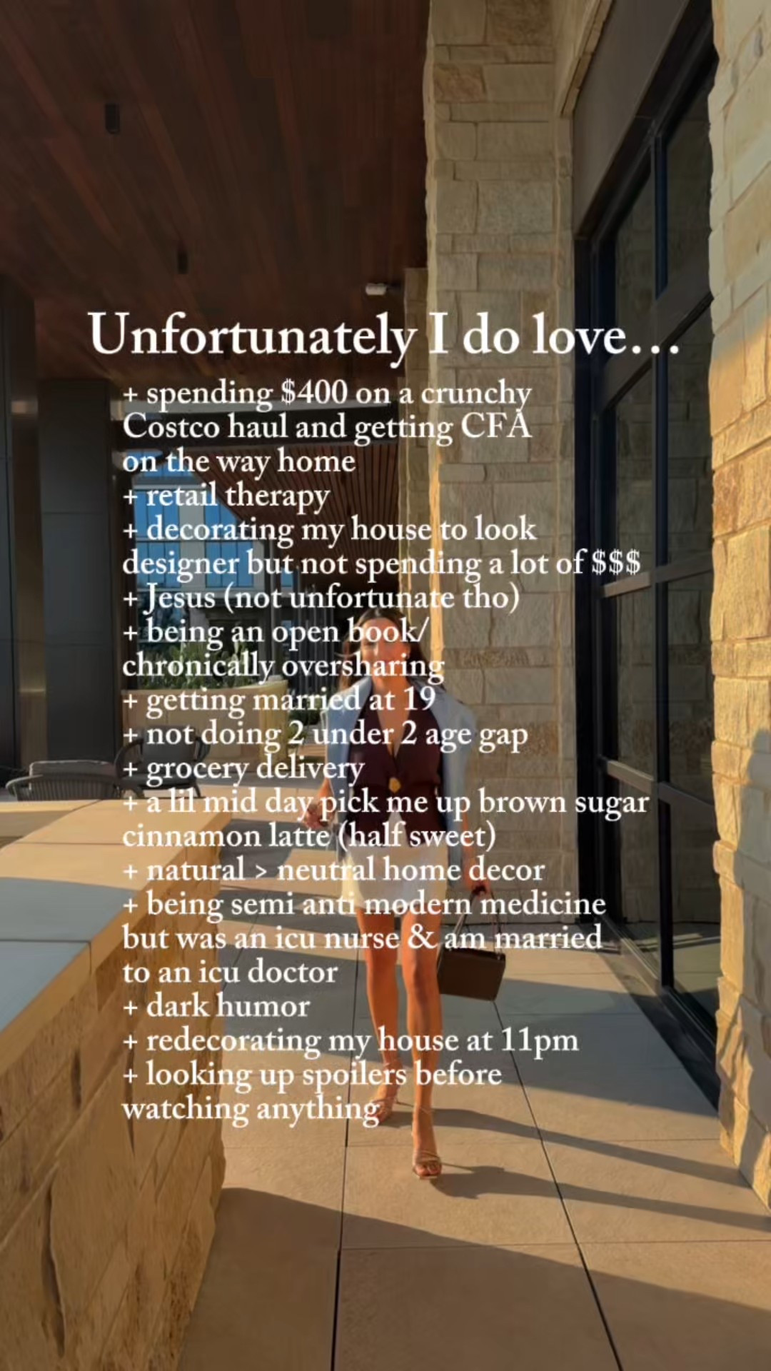 Let me know if you relate to any of these!! ❤️

Linked my outfit - wearing a size XS in top & bottom!

Medium in the sweater!

And 7.5 in the shoes which is TTS