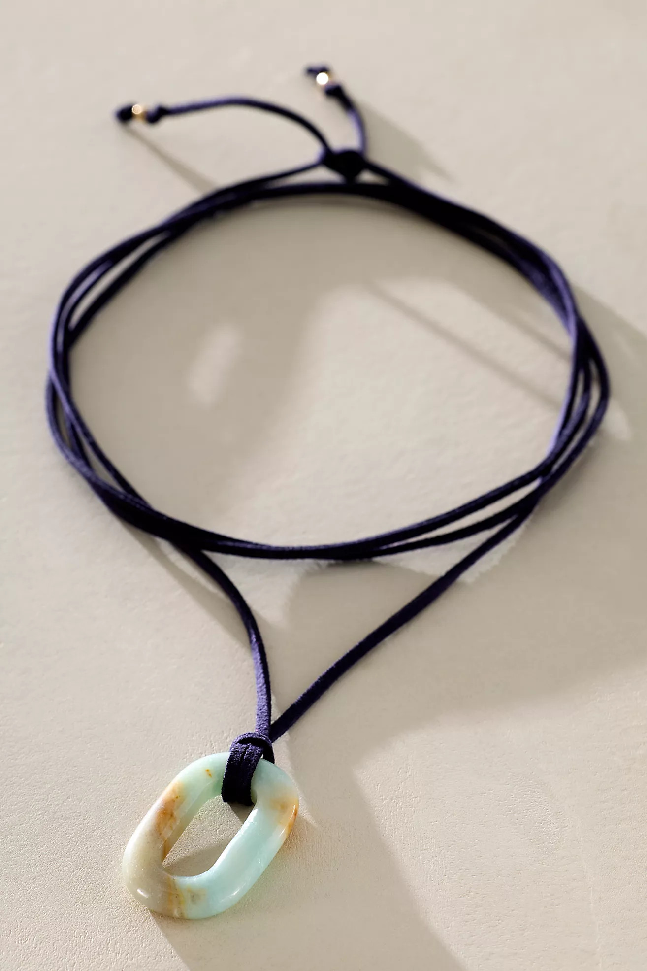 ALV Semiprecious Stone On Suede Necklace | Free People (Global - UK&FR Excluded)