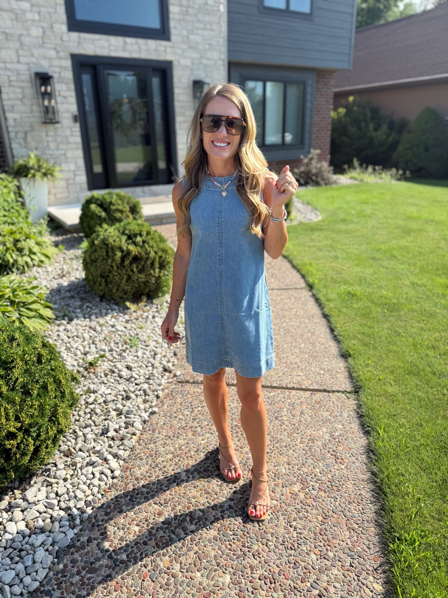 Date night outfit 
Summer outfit 
Spanx denim dress

#LTKmomlife #LTKootd