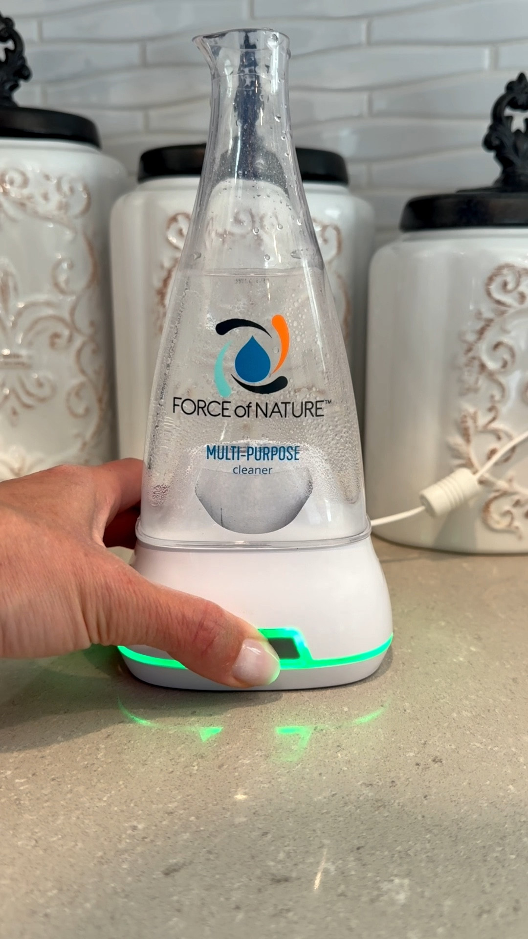 Whipped up another batch of Force of Nature 🫧🧽 Perfect timing because we have another little sickness running through our house at the moment. I switched to Force of Nature last December for a cleaner option. It sterilizes without the harsh chemicals, safe to use around all the kids items and eating spots! 

Force of Nature, cleaning products, safe cleaning products, sterilizing cleaning products, mom must haves, house cleaner, what I use to clean 

#LTKHome #LTKdayinmylife #LTKmomlife