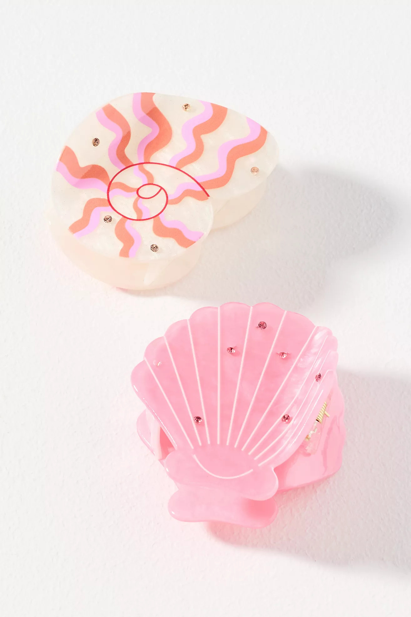 Frasier Sterling Summer Claw Clips, Set of 2 | Anthropologie (US)