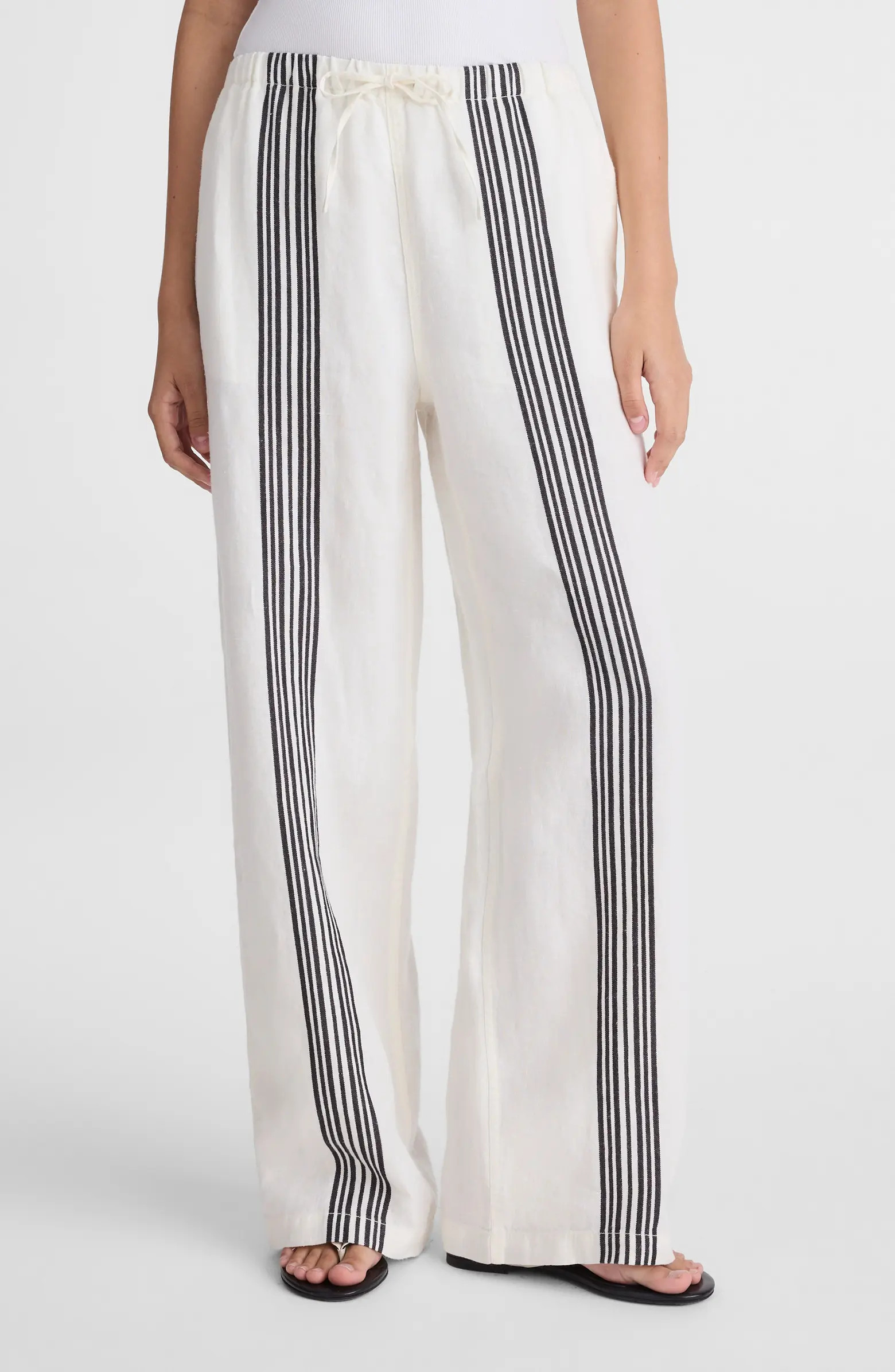 Madewell Linen Blend Pull-On Pants | Nordstrom | Nordstrom