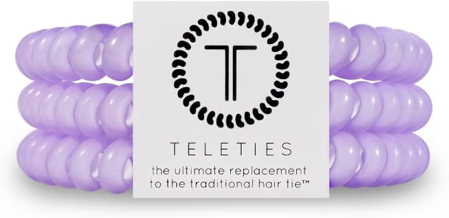 TELETIES - Small Spiral Hair Coils - Spring Collection - Ponytail Holder Hair Ties for Women - Ph... | Amazon (US)