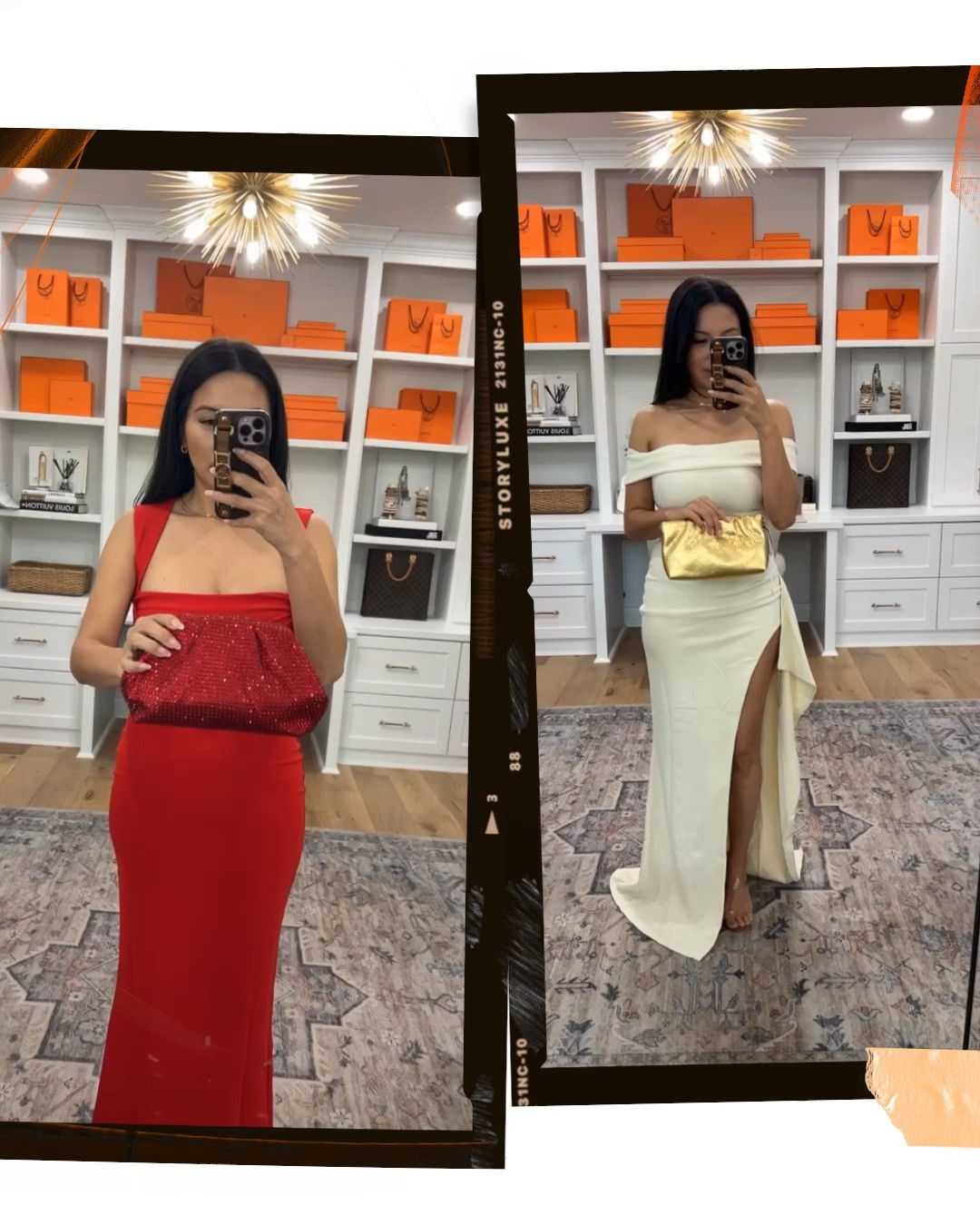 Evening gowns, black tie dresses, wedding guest dresses 

Size xsmall in both 

#LTKStyleTip #LTKHoliday #LTKWedding