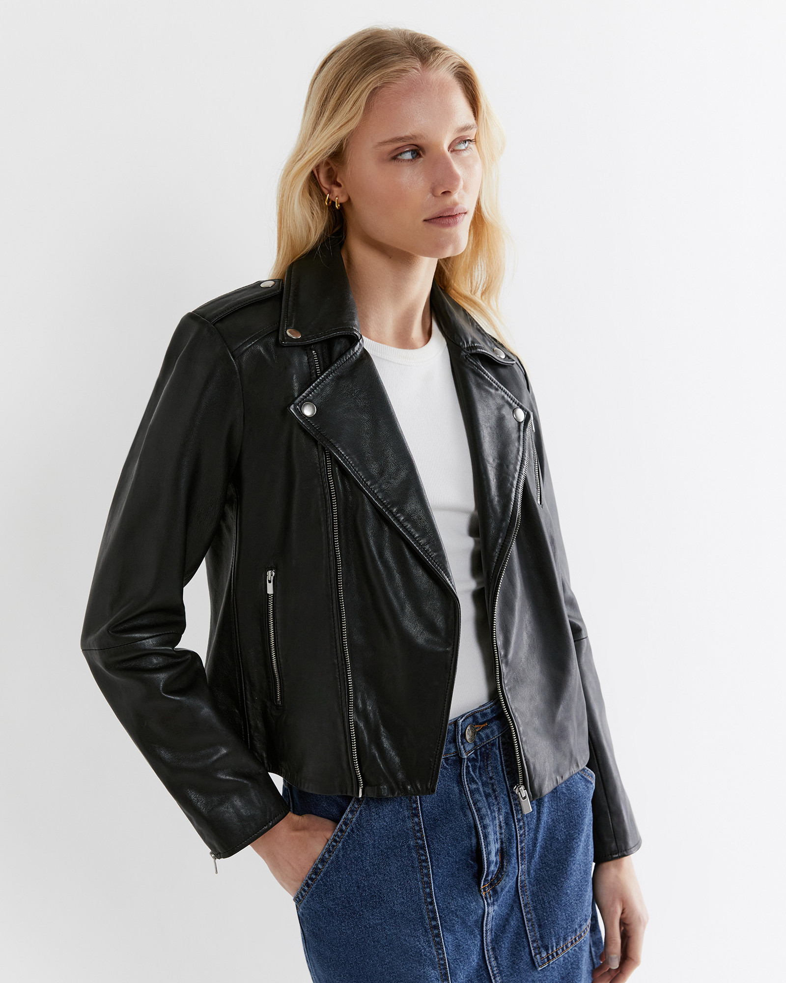 Leather Biker Jacket | JAG (Australia & New Zealand)