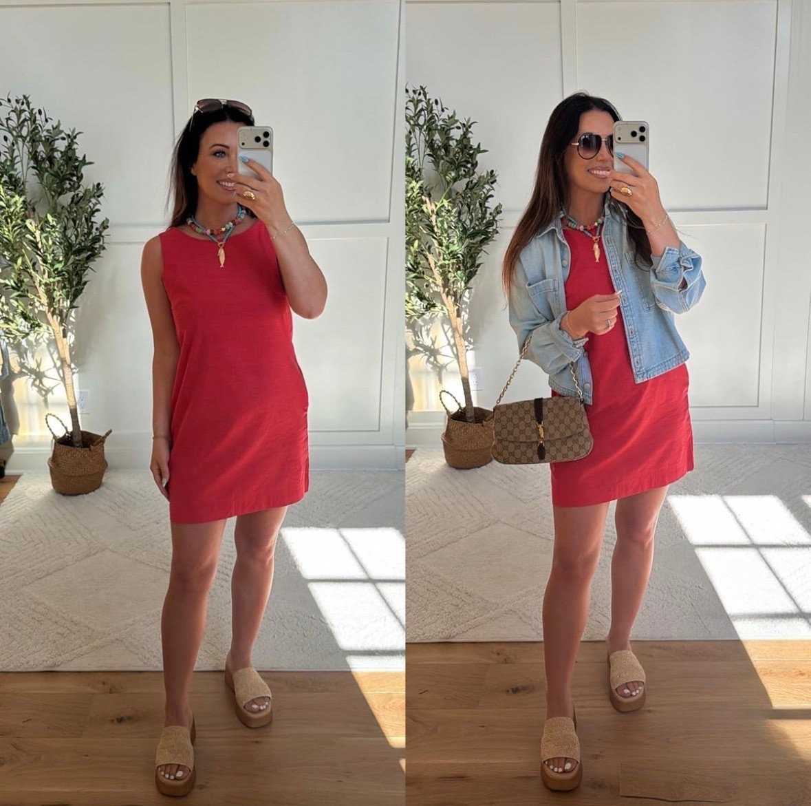 The cutest little summer dress that does all the work for you ☀️❤️ Wear it on its own for those hot days, or throw on a denim jacket when the sun goes down! It’s one of those easy pieces you’ll keep reaching for all season.

For reference I’m 5’4”, 140 lbs, and wearing a size small!

#LTKStyle #LTKFinds #SummerStyle #AmazonFashion #SummerDress #VacationStyle #CasualChic #DenimJacket

#LTKdayinmylife #LTKmomlife #LTKootd