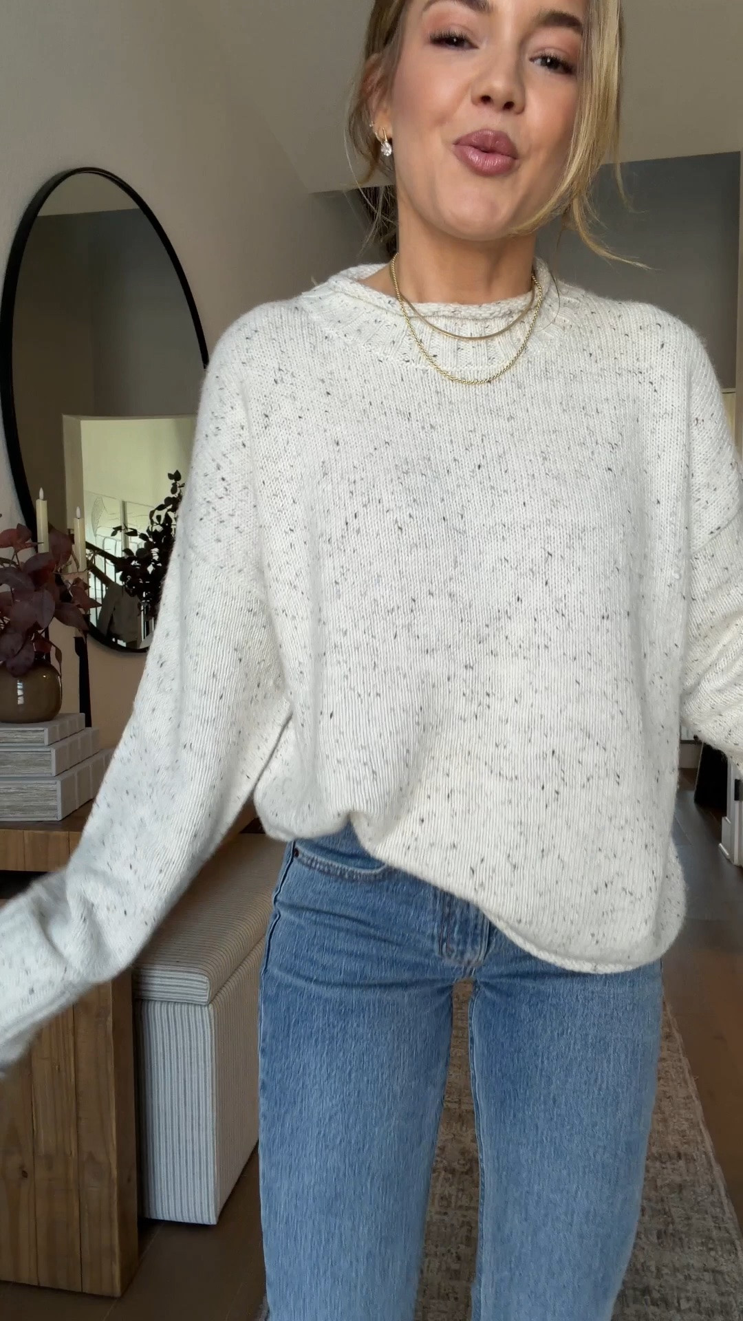 sweater: xs // jeans: 24 regular