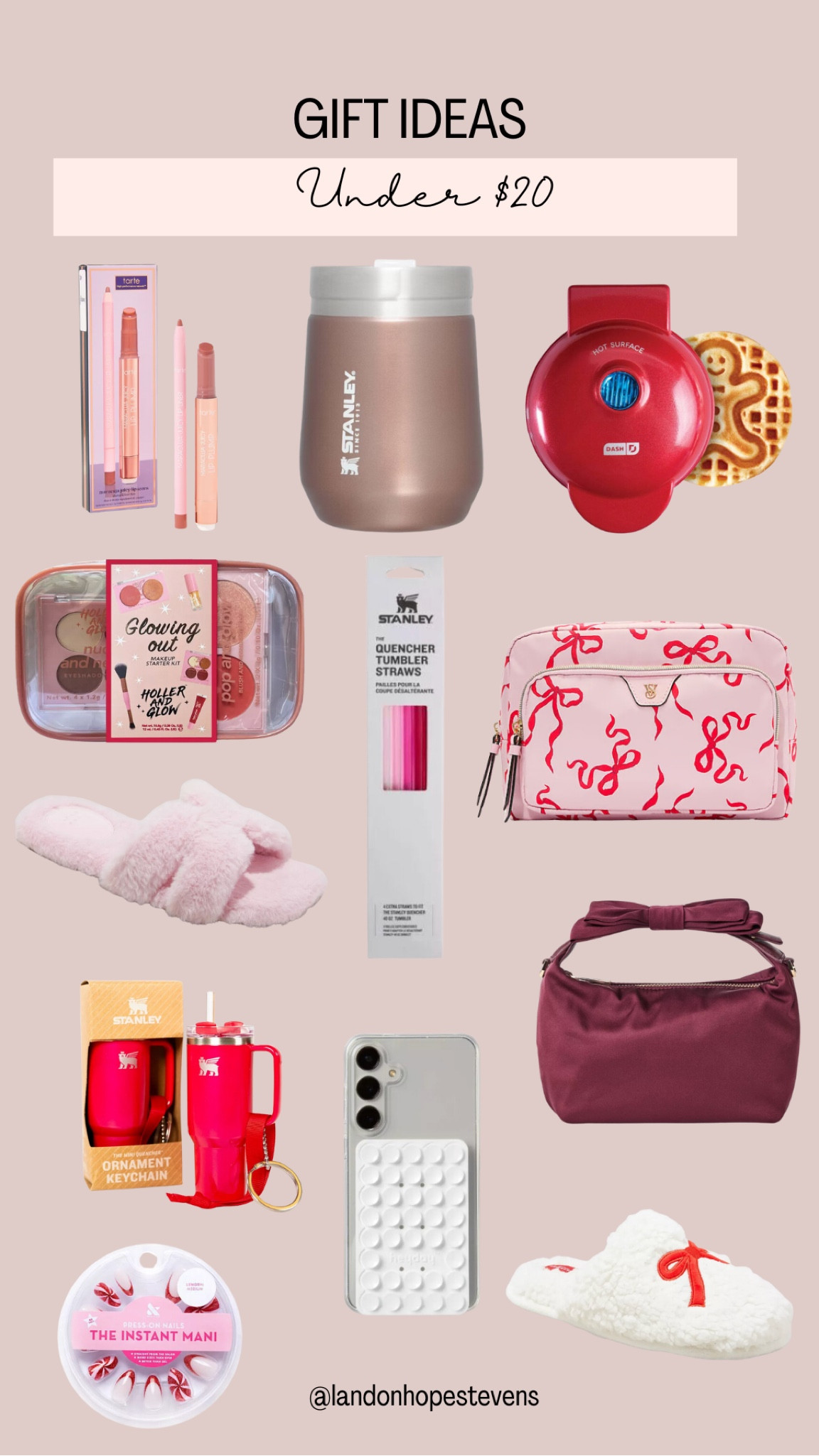 Holiday gifting made simple! 🎁✨ These adorable gift ideas under $20 are perfect for everyone on your list. From cozy slippers to fun beauty sets and cute accessories, these budget-friendly finds are as thoughtful as they are affordable. Tap to shop and spread the cheer! 🎄 #GiftsUnder20 

#LTKHoliday #LTKGiftGuide