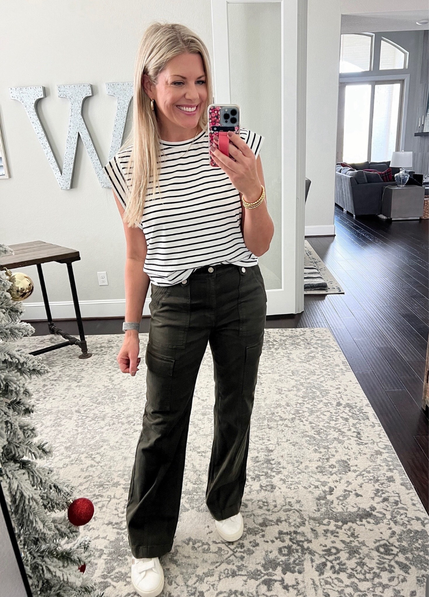Trendy Mom Outfit 

Outfit inspo  striped shirt  cargo pants  trendy mom inspo  everyday wear  early fall  casual outfit  teacher outfit  late summer  FitMomming 

#LTKWorkwear #LTKSeasonal #LTKBacktoSchool