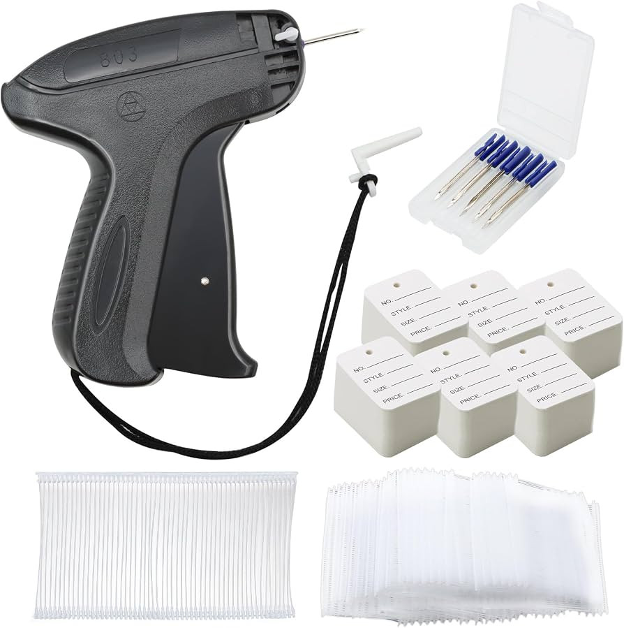 VEGCOO Etikettierpistole Geschenkanh\u00e4nger Etikettiermaschine mit 5 Ersatznadeln, 3000 Heftf\... | Amazon (DE)