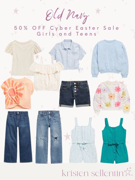 OLD NAVY 50% OFF Cyber Easter Sale Girls and Teens

#springfashion #OldNavy #girls #teens

#LTKkids #LTKfindsunder50 #LTKstyletip