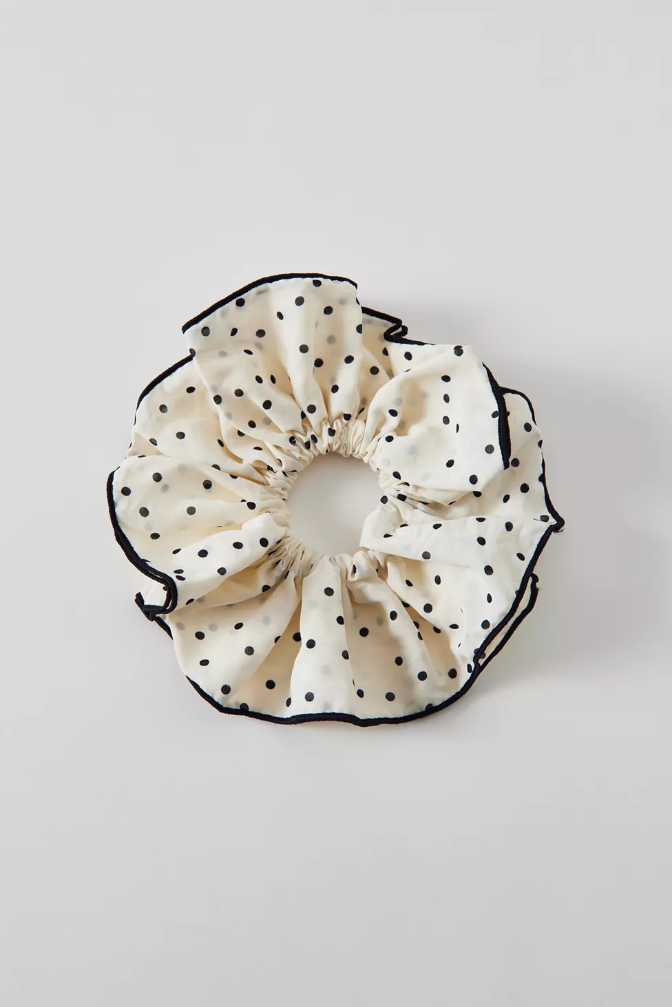 Ruffled Polka Dot Scrunchie | Urban Outfitters (US and RoW)