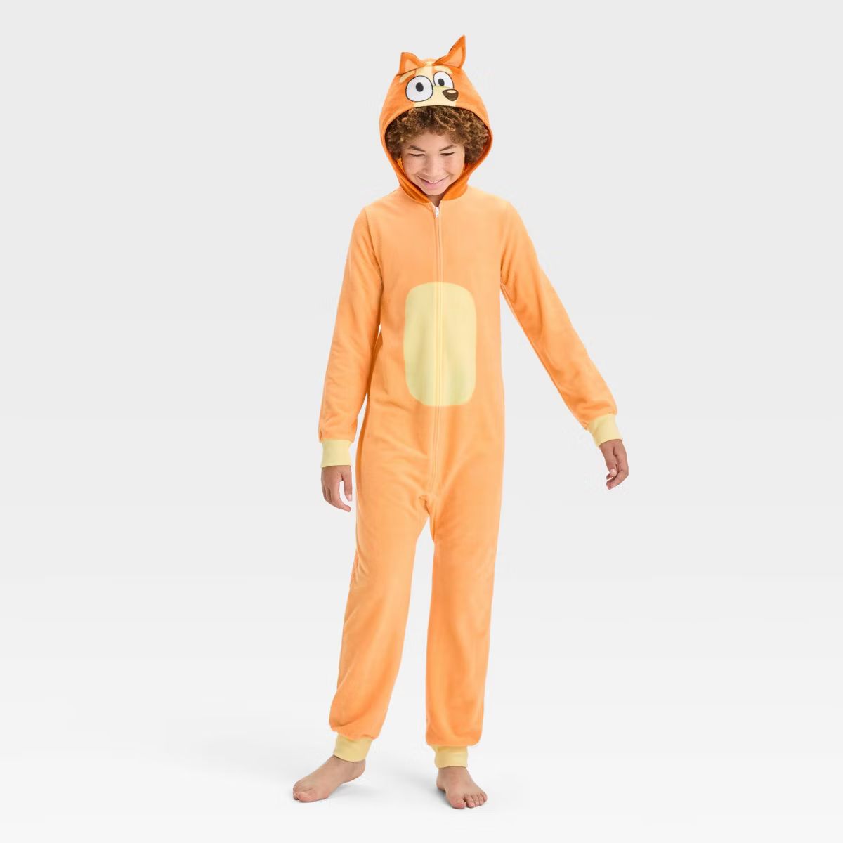 Kids' Bluey Bingo Halloween Matching Family Union Suit - Orange | Target