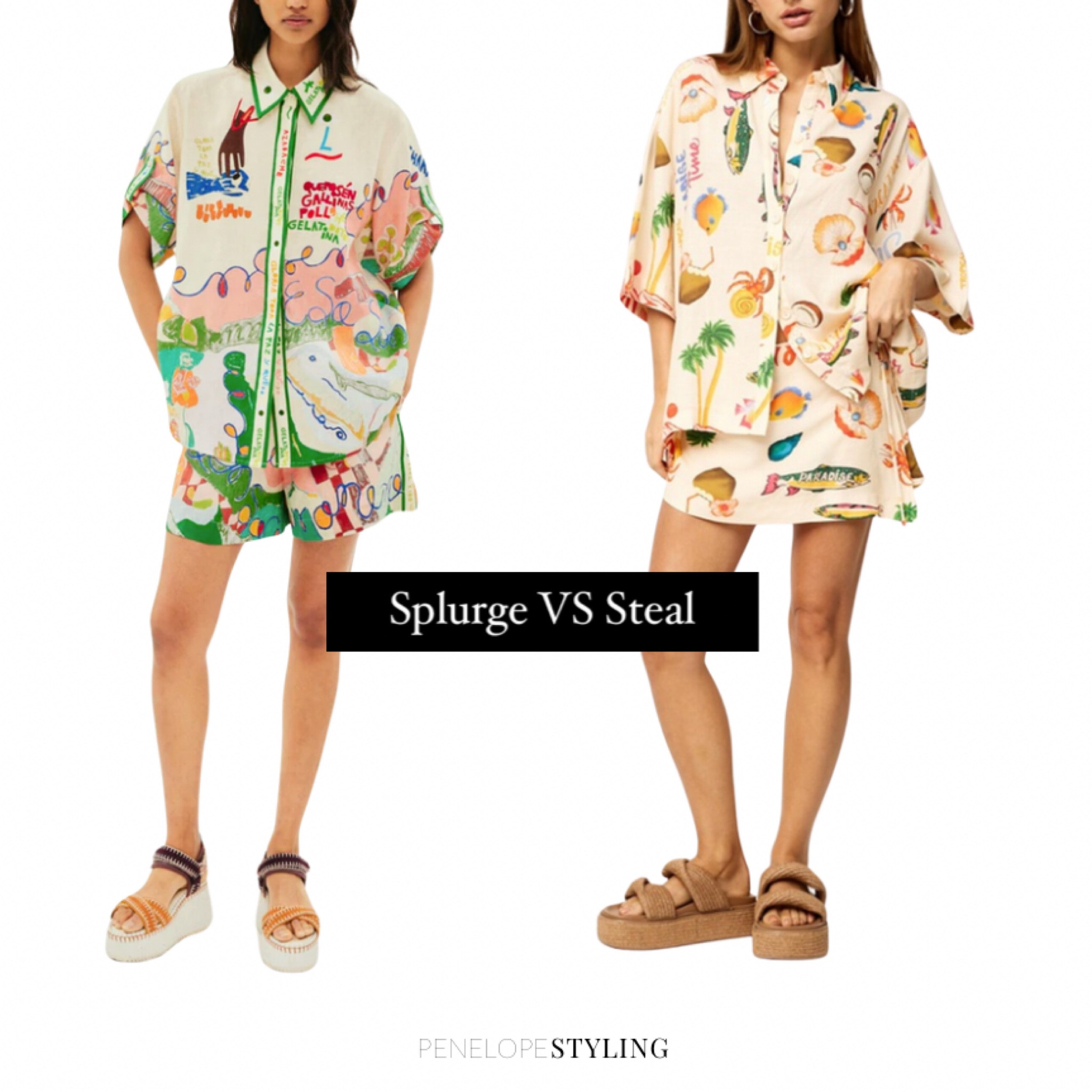 SPLURGE on the designer printed set for over $700, or get a STEAL for under $150!

#LTKaustralia #LTKsummer #LTKstyletip