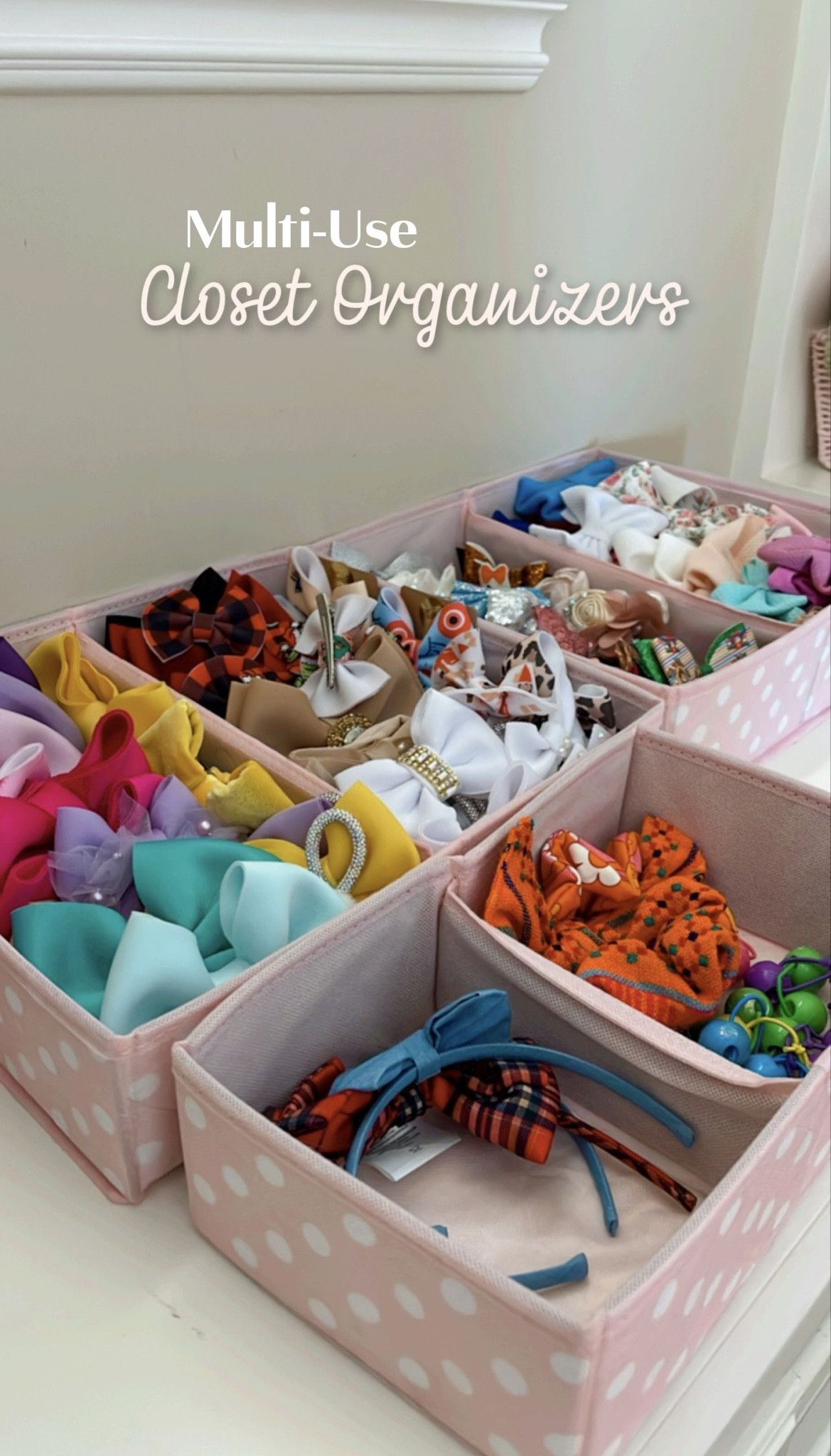 Love these drawer organizers for my baby’s clothing, bows, even MY clothes! Perfect for bras and undies too. They’re great for all closet organization! 

#LTKGiftGuide