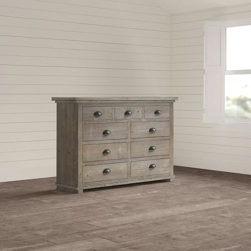 Lockridge 9 Drawer Double Dresser | Wayfair North America