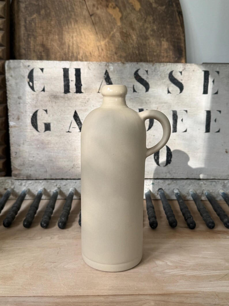 Vintage French Stoneware Bottle Vintage Grespots Digoin Stoneware Bottle French Vintage Stoneware... | Etsy (US)