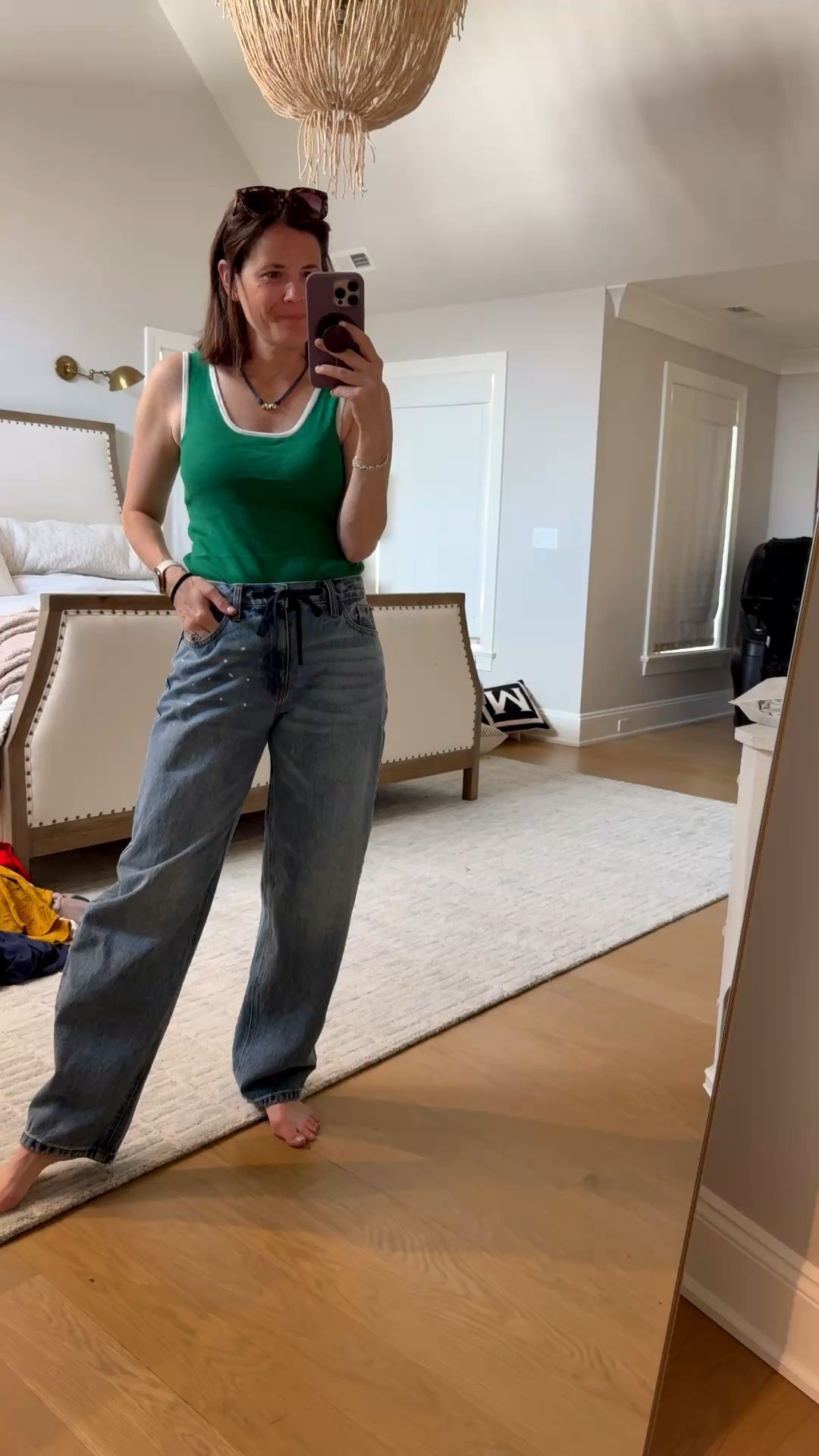 Small in tank 2 in denim 