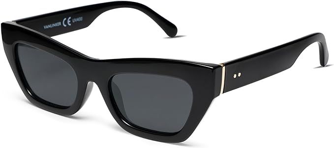 VANLINKER Retro Rectangle Polarized Sunglasses for Womens Men Trendy Classic Sunnies VL9772 | Amazon (US)