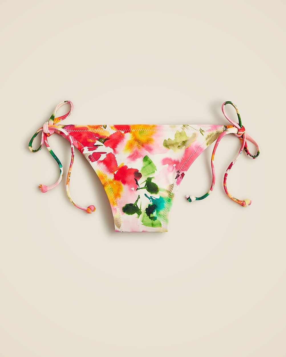 String hipster bikini bottom in floral | J. Crew US