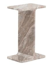 22x14 Solid Marble C Table | TJ Maxx
