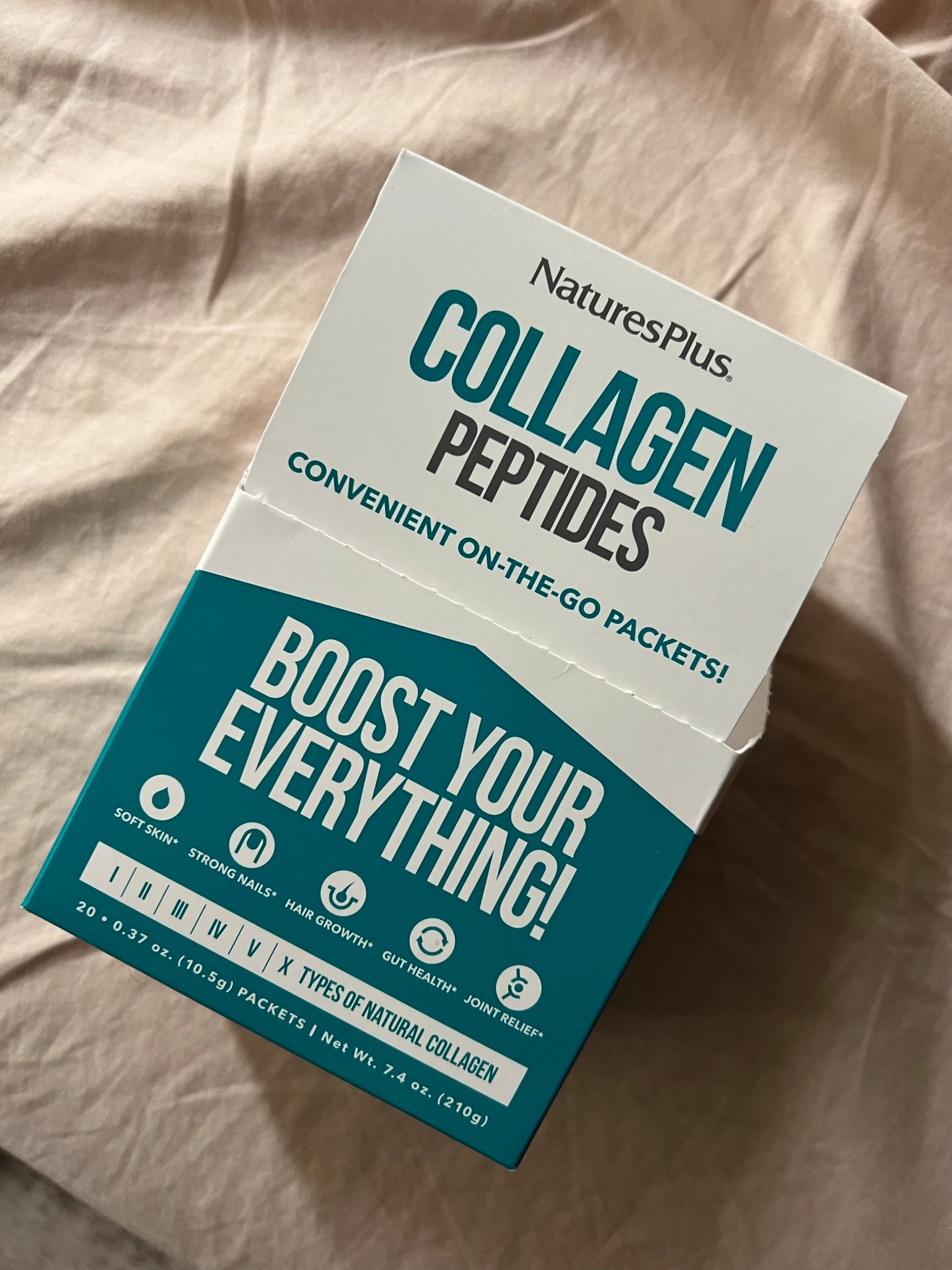 These NaturesPlus Collagen Peptides are so easy to take on-the-go and seriously boost everything from skin to nails to hair. I love that they support gut health and joints too, so it feels like an all-in-one daily wellness essential. If you’re looking for softer skin, stronger nails, and healthier hair growth, these packets are such a simple add-in to your routine.

#LTKBeauty