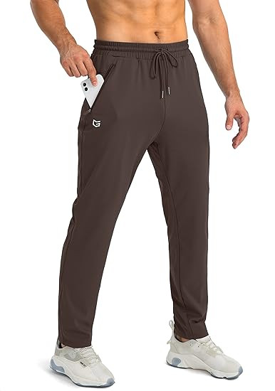 G Gradual Men's Sweatpants with Zipper Pockets Tapered Joggers for Men Athletic Pants for Workout... | Amazon (US)