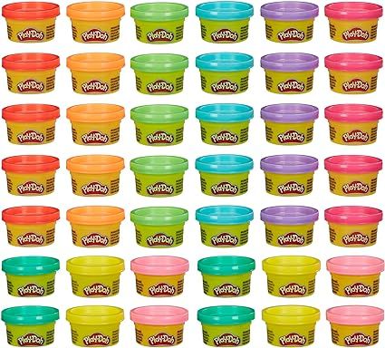 Play-Doh Handout 42-Pack of 1-Ounce Non-Toxic Modeling Compound, Kid Party Favors, School Supplie... | Amazon (US)