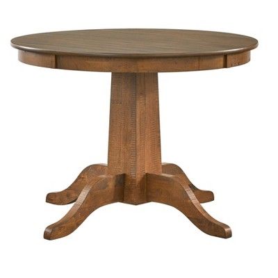 Athens Round Dining Table Walnut - Lifestorey | Target