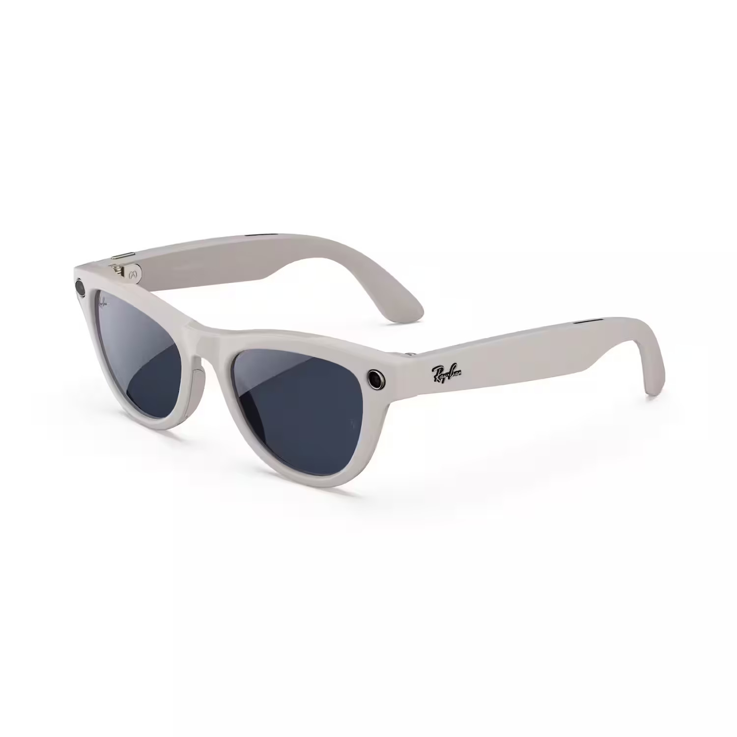 Ray-Ban Meta - Skyler — Blue Transition Lenses — Chalky Grey | Smart AI Glasses for Men and Women — Camera, Audio, Video - Gray | Best Buy U.S.