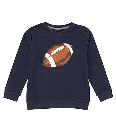 Adventurewear 360 Little Boys Long Sleeve Chenille Football Sweatshirt - 5 | Dillard's