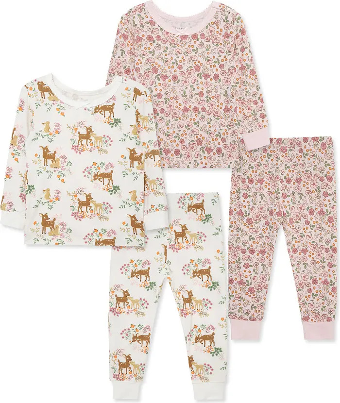 Woodland 2-Pack Stretch Viscose Pajama Set | Nordstrom Rack
