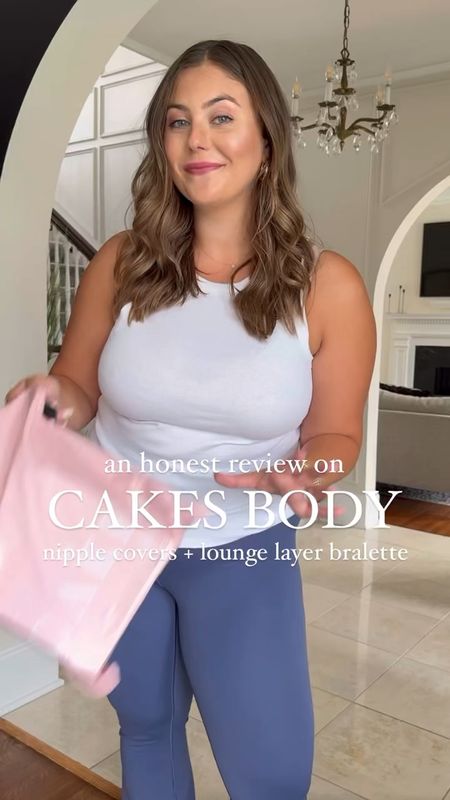 My honest review on the new Cakes lounge bra. Use code CARALYN at Cakes! Wearing XL/XXL in lounge bralette & DDD+ in nipple covers, XL in pants & tank, lip is shade Sunday. 

#LTKMidsize #LTKStyleTip