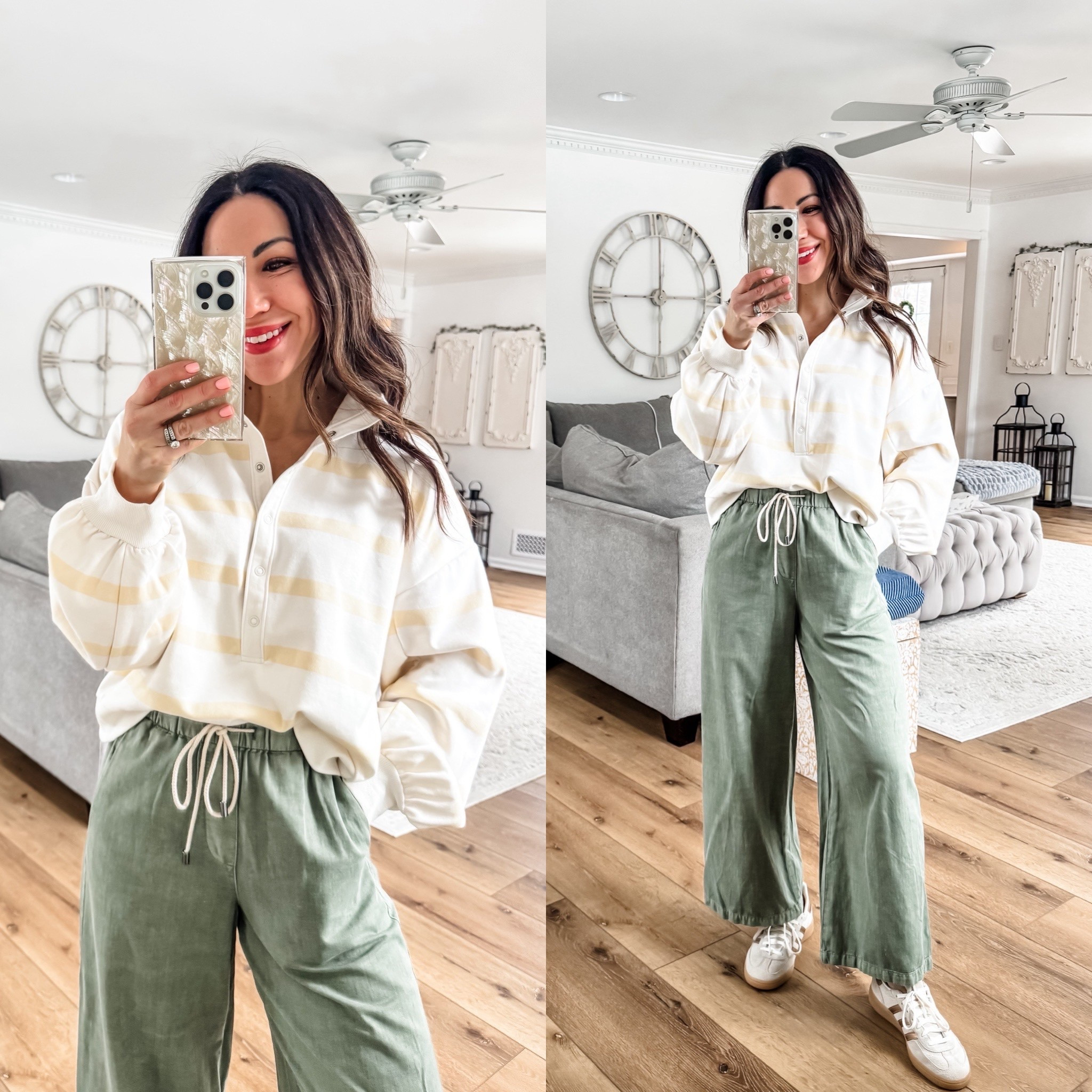 Small sweatshirt. Pants XS. Target style.

#LTKOver40