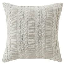 ***DISCONTINUE*** VCNY Home Dublin Cable Knit 18" x 18" Square Decorative Throw Pillow, Multiple ... | Walmart (US)