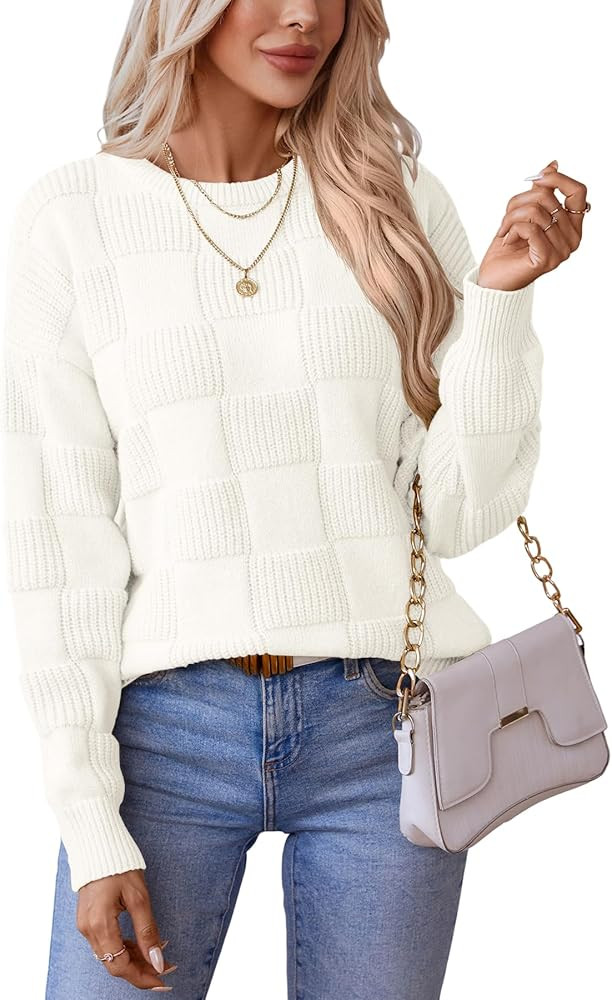 ZAFUL Women's Mock Neck Sweater Long Sleeve Ribbed Knit Basic Cropped Pullover Sweater | Amazon (US)