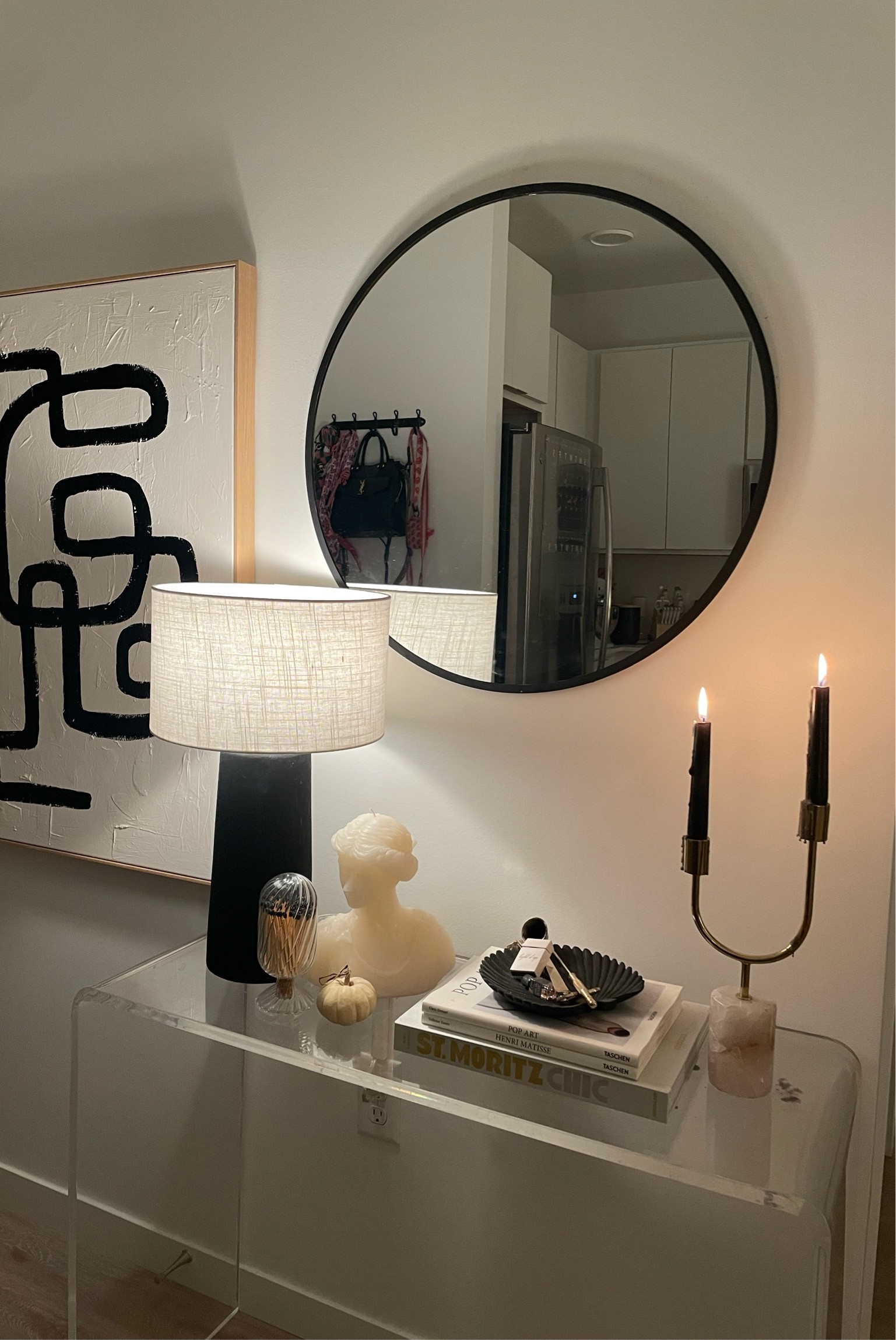 the best match cloche & my fave candle everrrr (note I painted the mirror and lamp!!)

#LTKHalloween #LTKSeasonal #LTKunder100