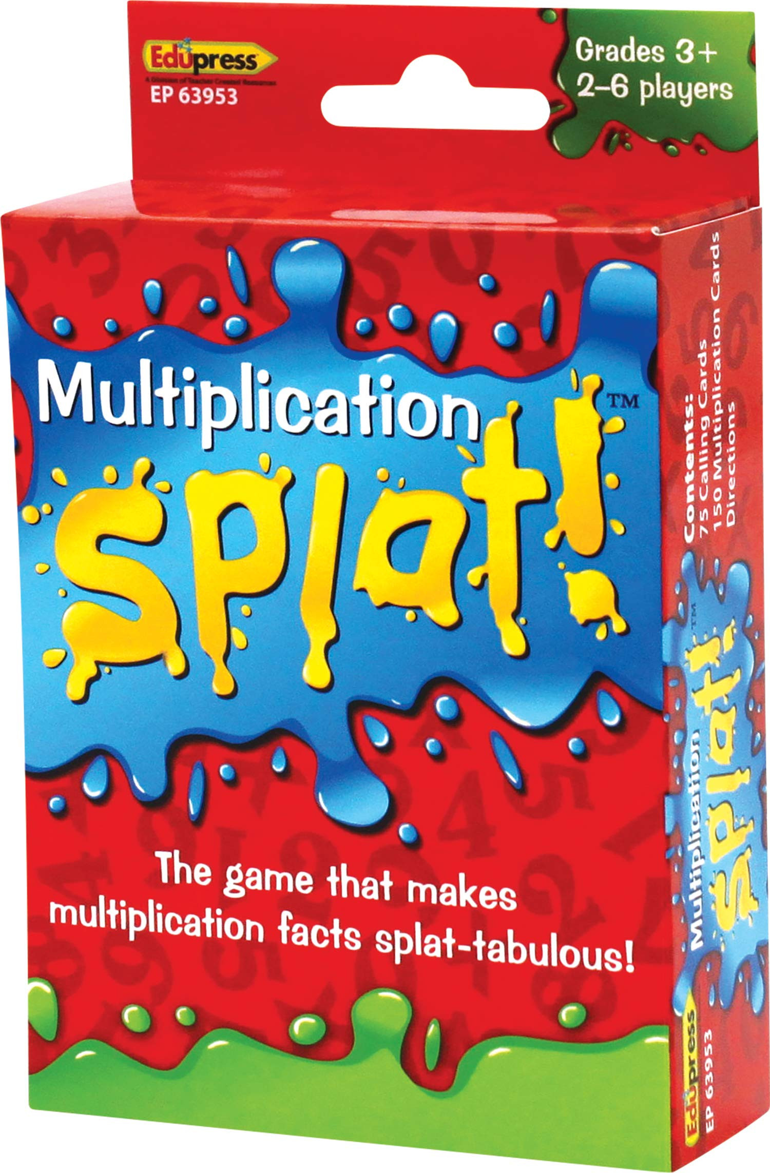 Teacher Created Resources Edupress EP63953 Math Splat Game: Multiplication | Amazon (US)