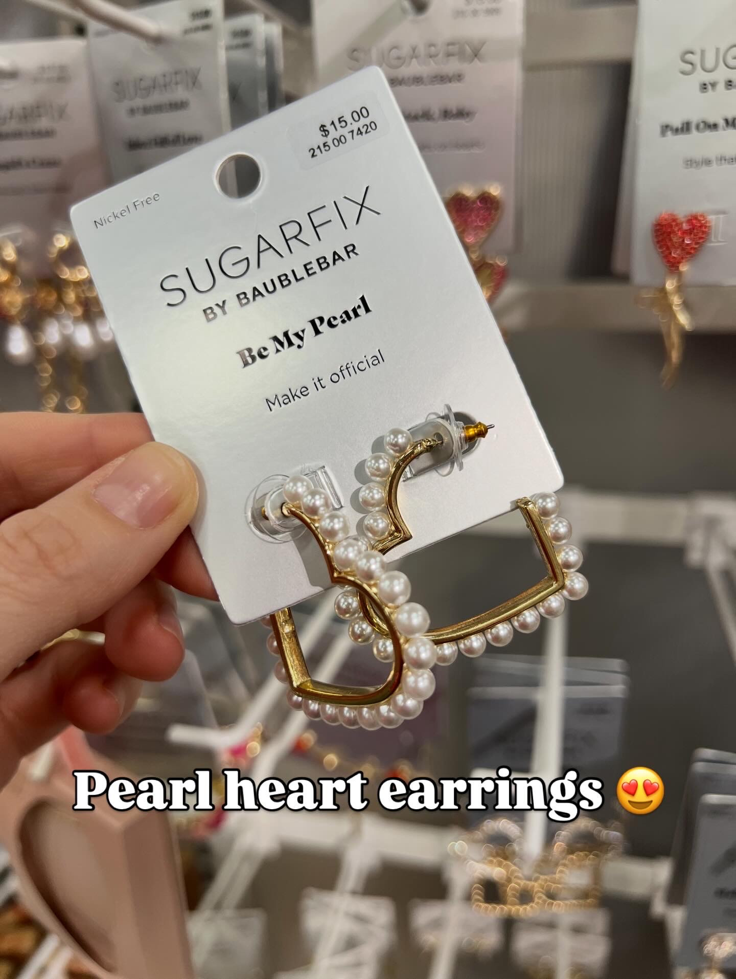 Pearl heart earrings at Target

#LTKFindsUnder50