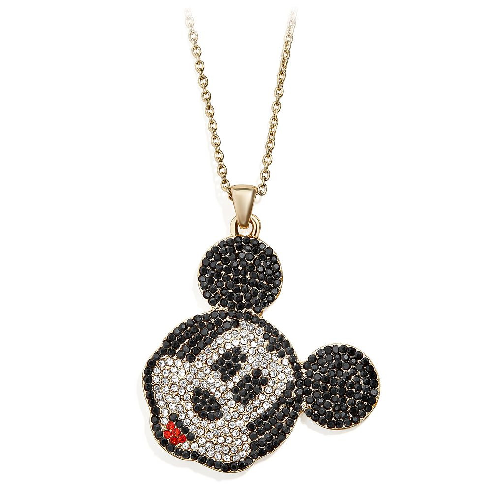 Mickey Mouse Pavé Necklace by BaubleBar | Disney Store