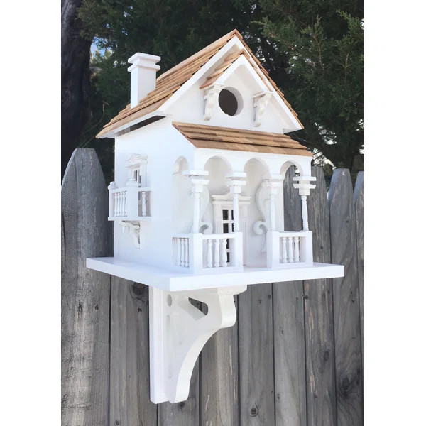 Signature Series 'Honeymoon Cottage' 11 in x 8 in x 10 in Birdhouse | Wayfair North America
