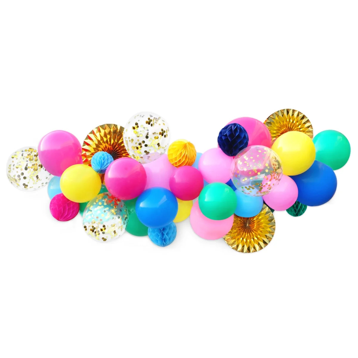 Packed Party Color Lover Balloon Garland Kit, 30+ Balloons, Patio Wall Decoration, Latex Balloon,... | Walmart (US)