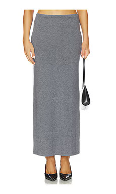L'Academie by Marianna Torrey Maxi Skirt in Charcoal Grey from Revolve.com | Revolve Clothing (Global)