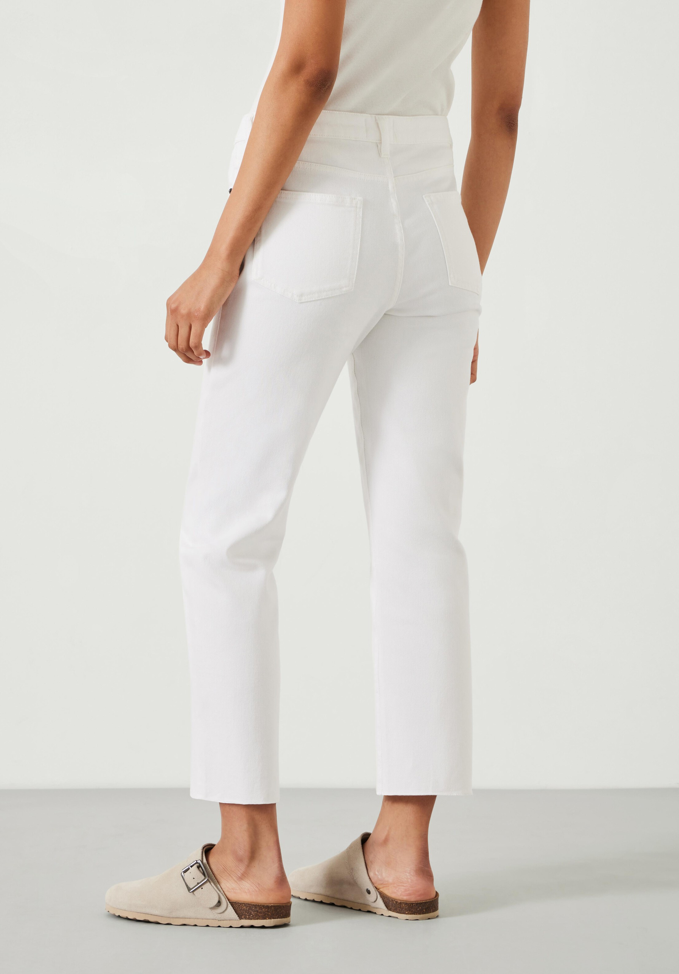 Agnes Cropped Jeans | Hush UK