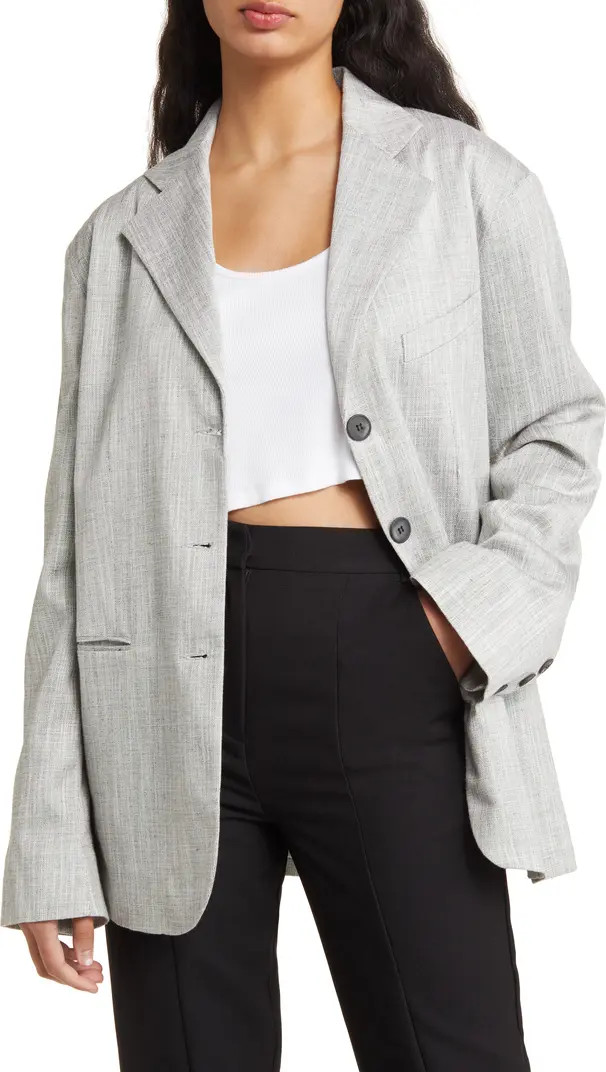 Oversize Grandad Blazer | Nordstrom
